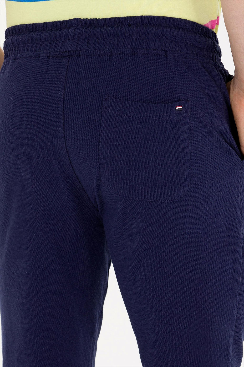 Мужские темно-синие вязаные шорты - U.s. polo assn фото 7