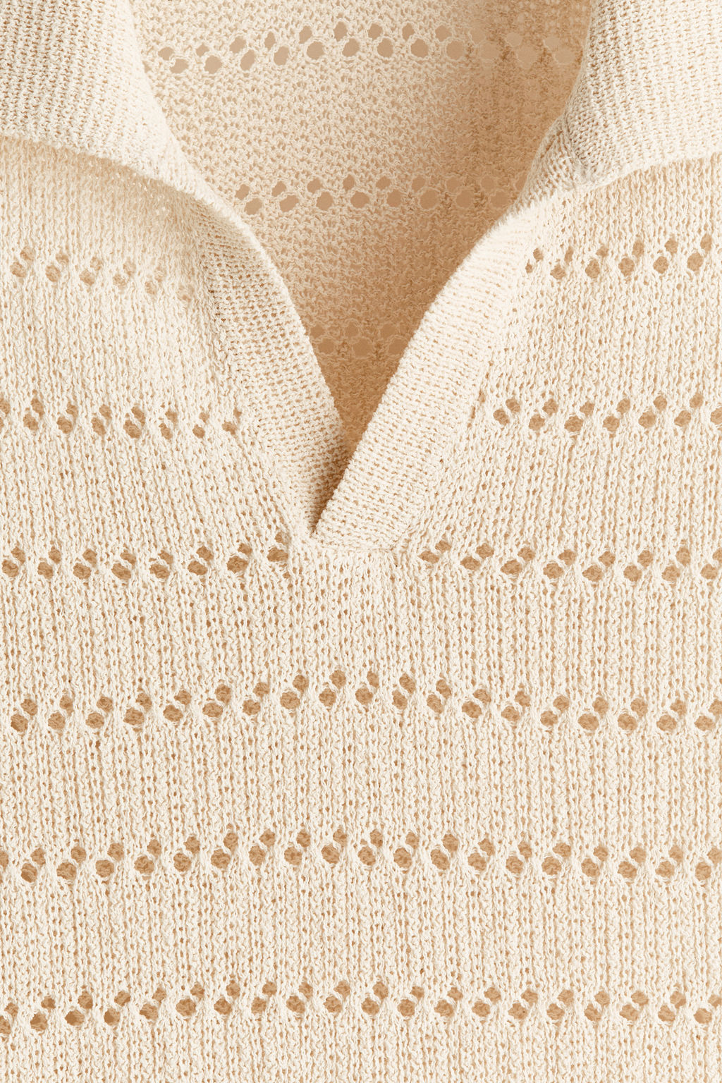 Polo en punto calado Relaxed Fit - H&m фото 3