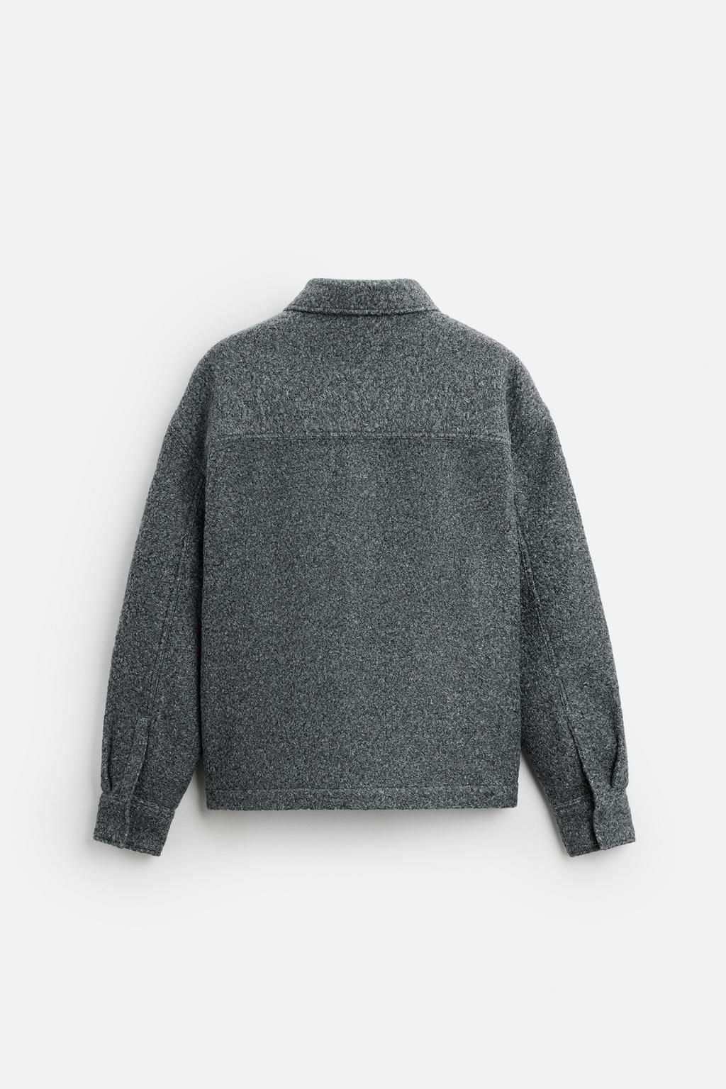 BOUCLE OVERSHIRT - Zara фото 8