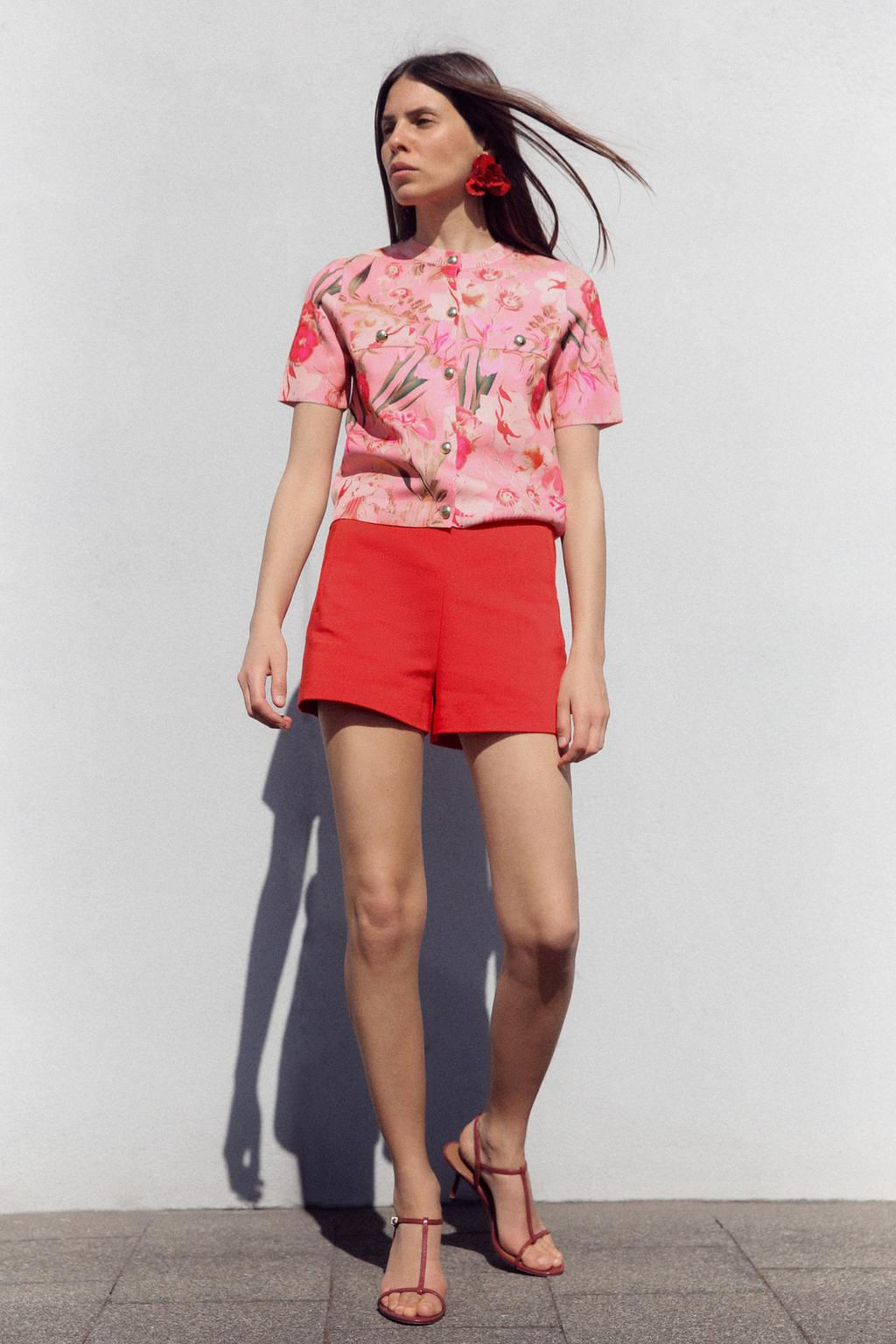 HIGH-WAIST BERMUDA SHORTS - Zara фото 2