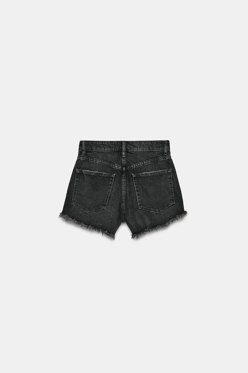 HIGH-WAIST CURVED DENIM SHORTS - Zara фото 48