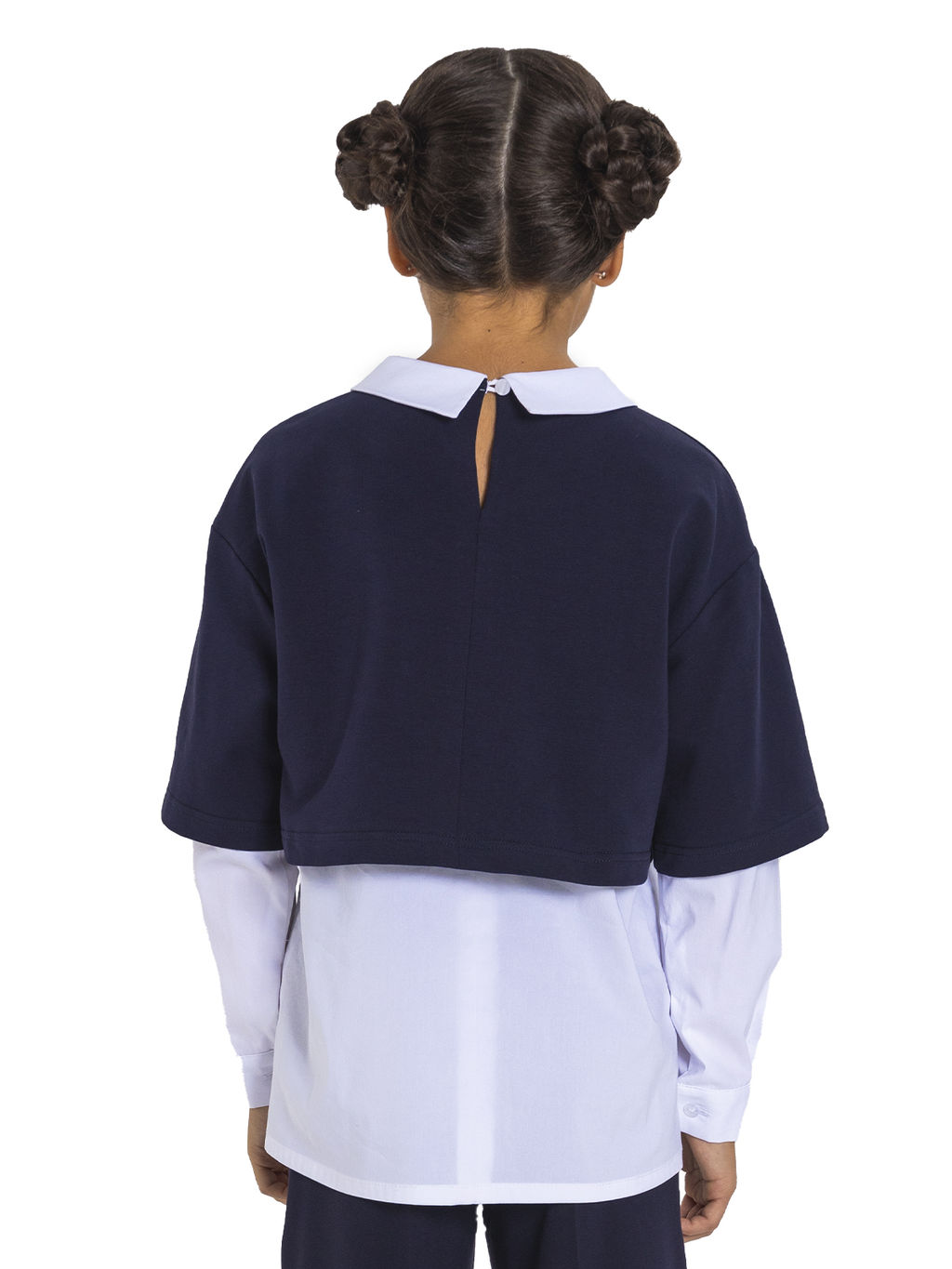 Школьная блузка для девочки О77000 - Карамелли фото 5