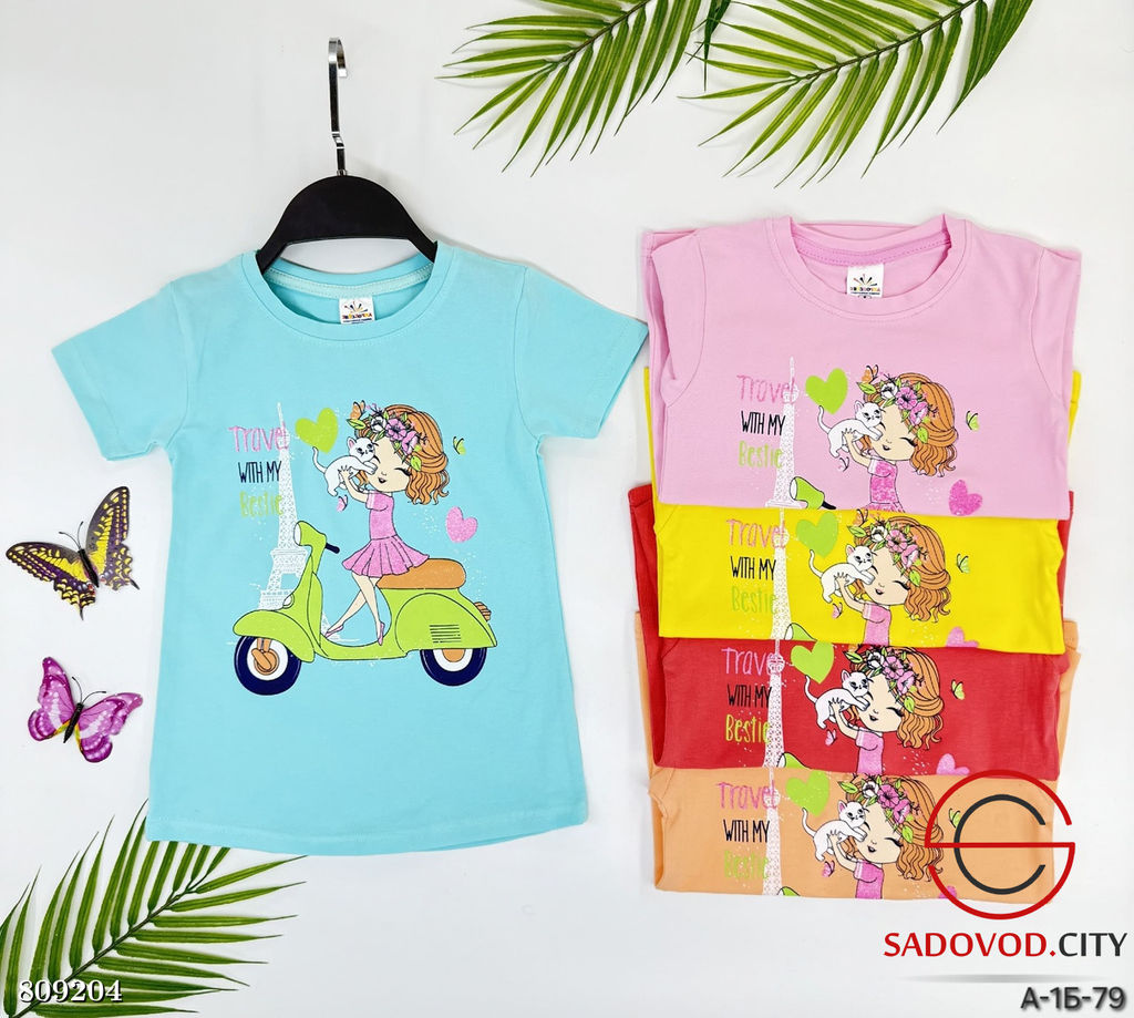 Футболка для девочки с рисунком - Bruno фото 7