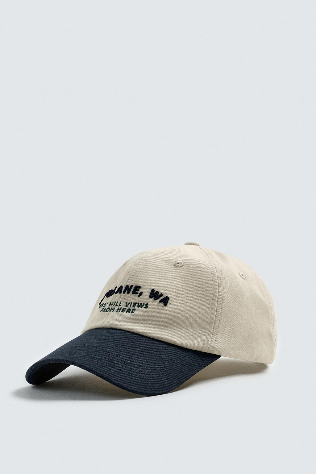 GORRA TEXTO BORDADO / Crudo - Zara фото 5