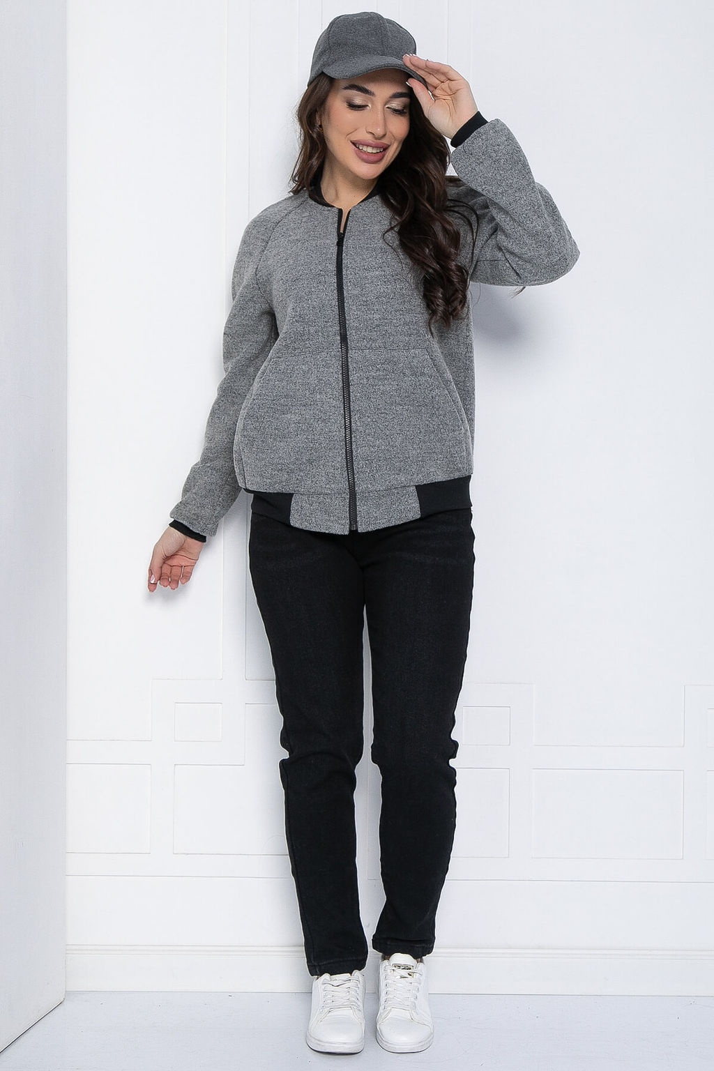 Бомбер Каприз (серый) Б12627-13 - Lt collection фото 5