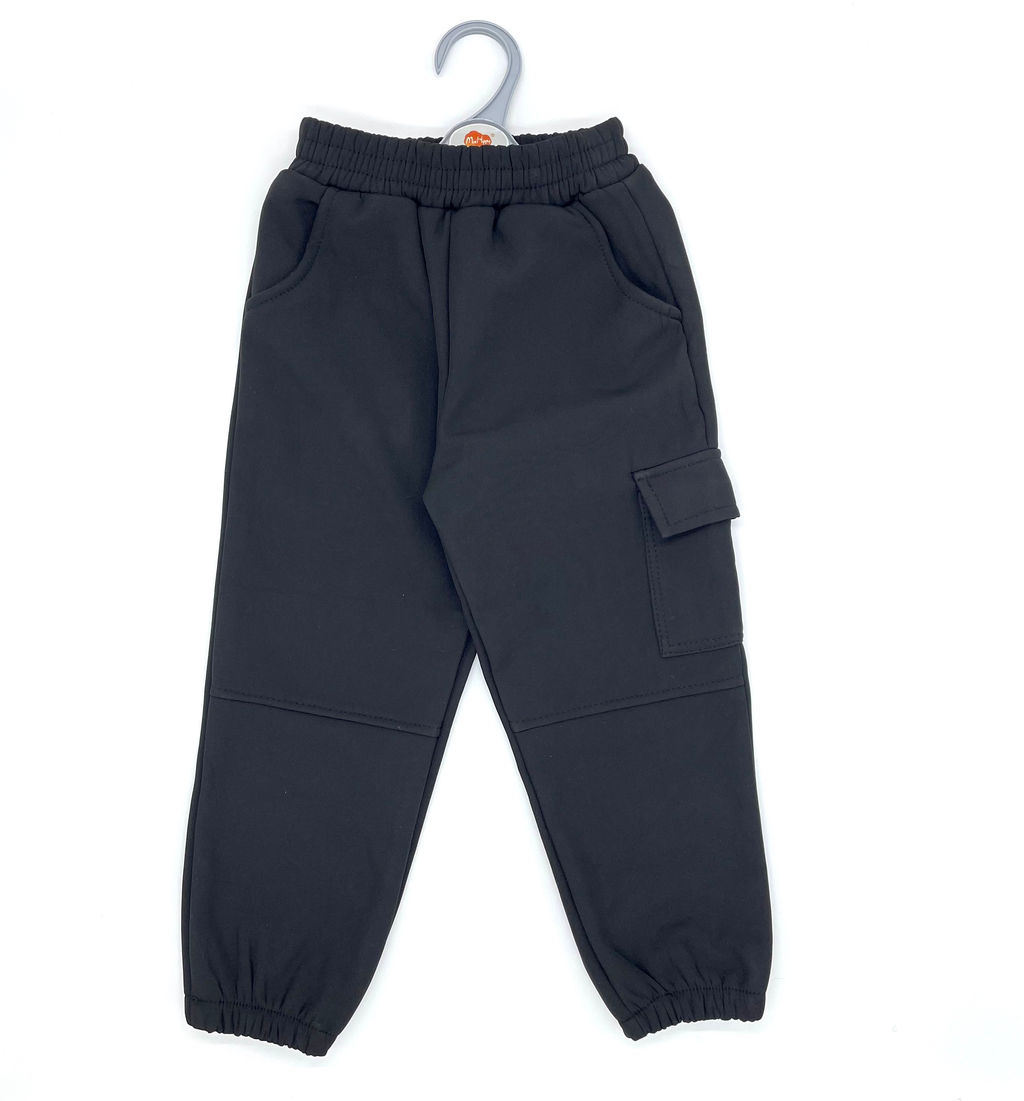 Детские брюки Softshell для девочки и мальчика TED 040 черный - Caimano фото 5