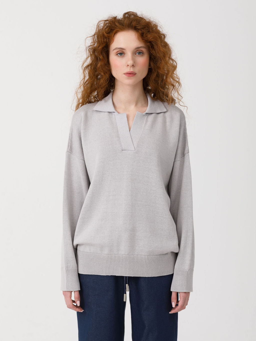 Джемпер поло вязаный - Stilla фото 3