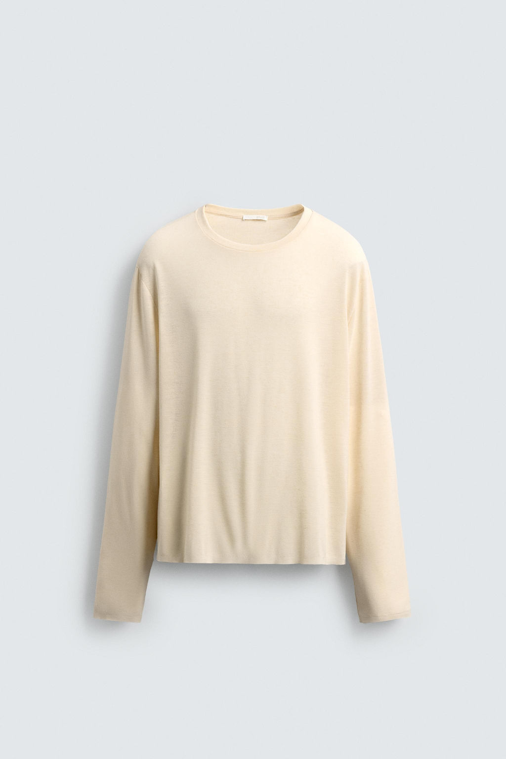 LIGHTWEIGHT LONG SLEEVE T-SHIRT - Zara фото 7