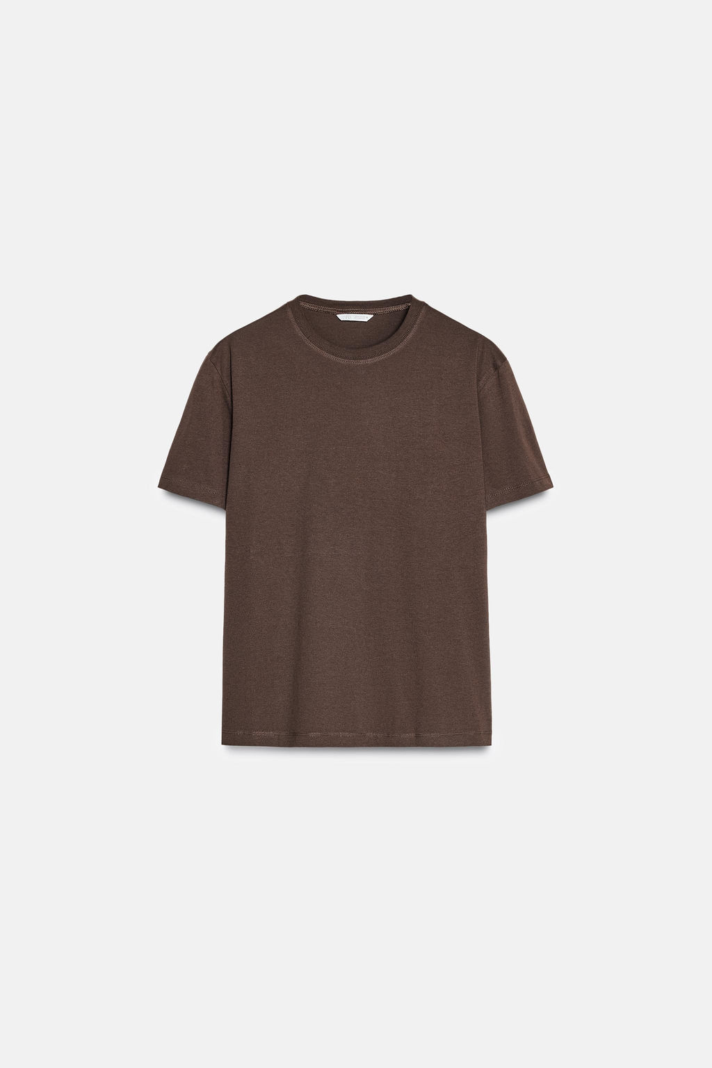 BASIC COTTON T-SHIRT - Zara фото 38
