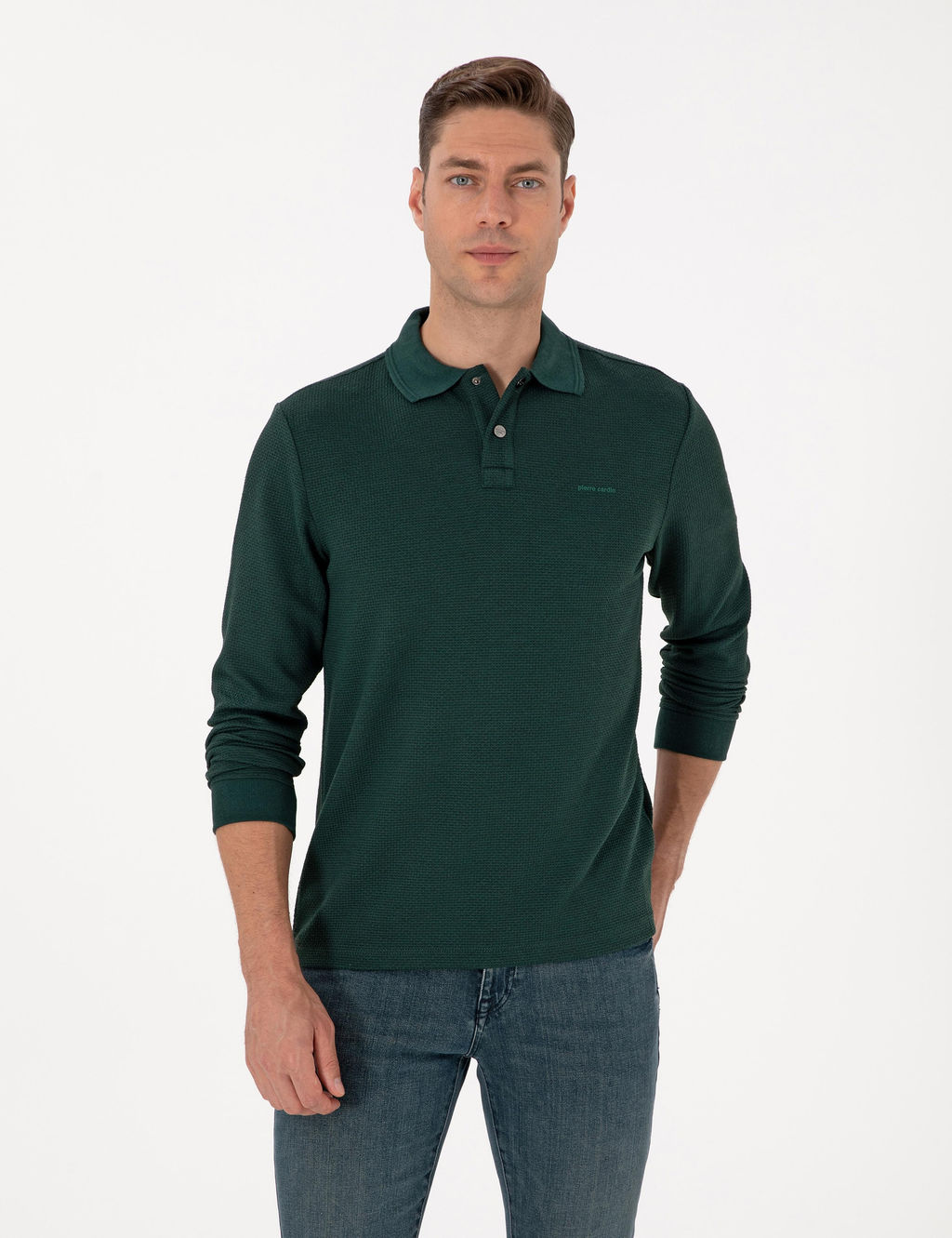 Koyu Ye_il Regular Fit Sweatshirt