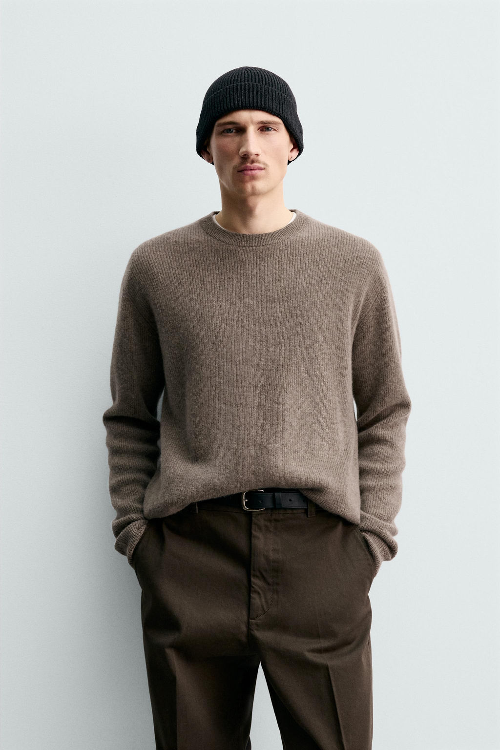 100% CASHMERE RIBBED JUMPER ORIGINS - Zara фото 9