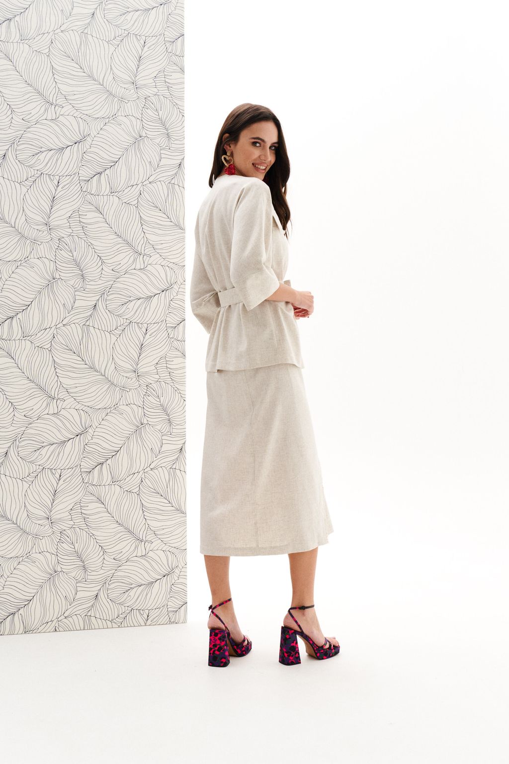 Комплект изо льна с вискозой - Elletto фото 14