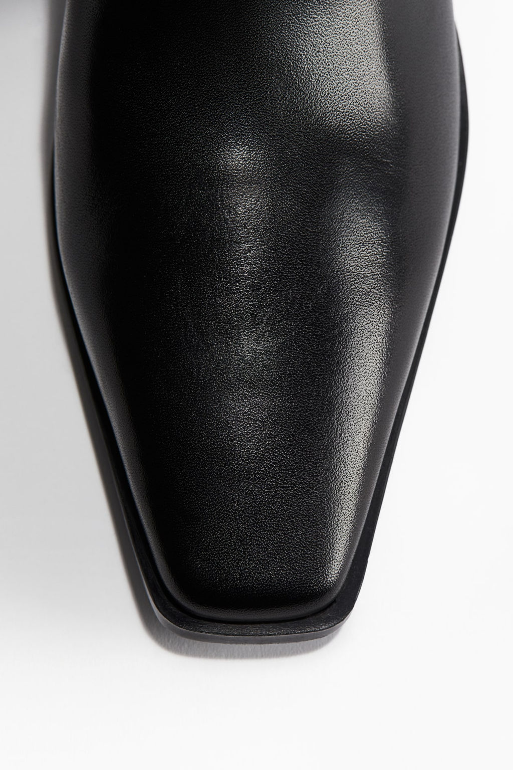 Botas de piel over-the-knee - H&m фото 3