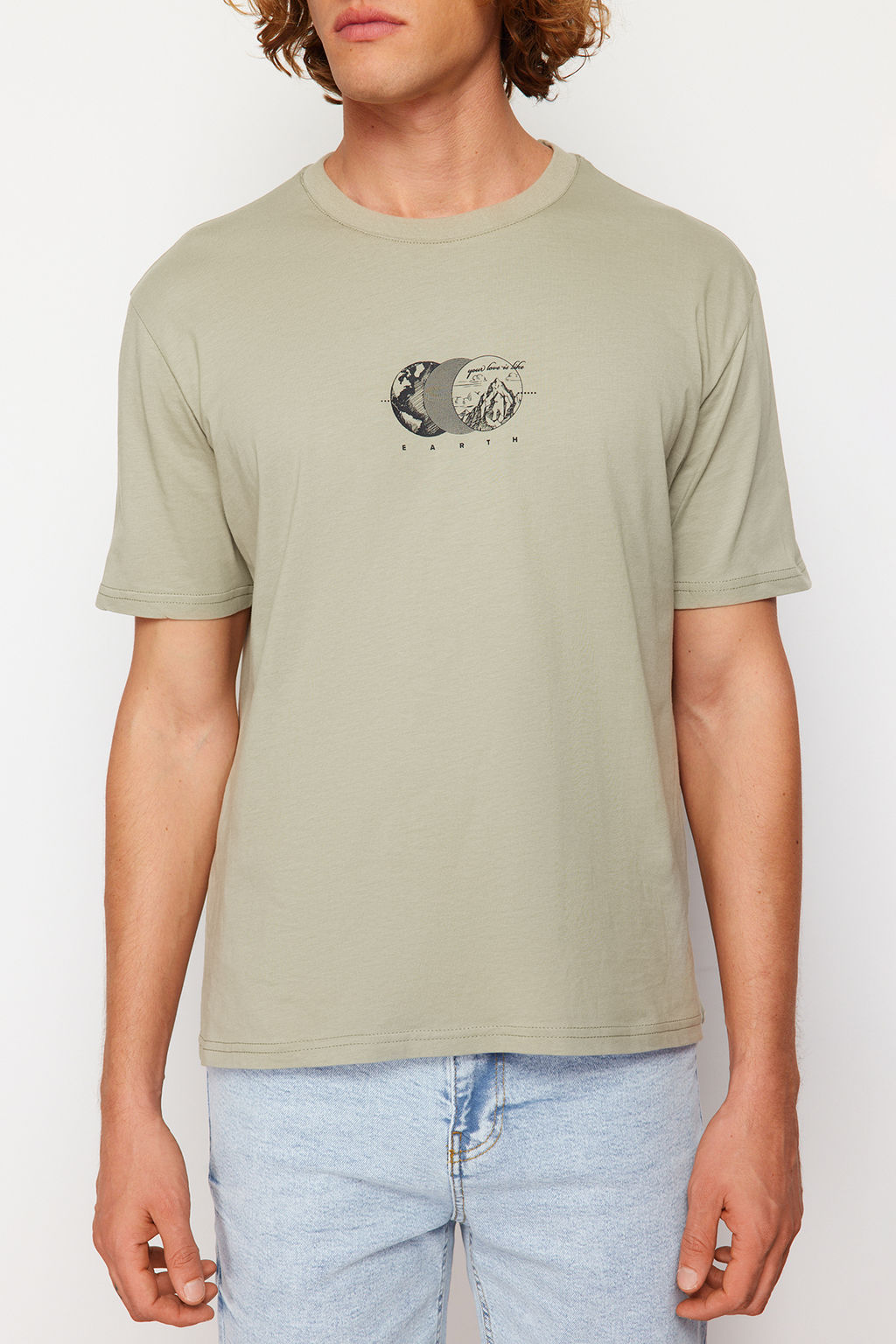 TRENDYOL MAN Siyah Oversize/Genis Kesim Bask?l? %100 Pamuklu T-Shirt TMNSS23TS00261 - Trendyolmilla фото 48