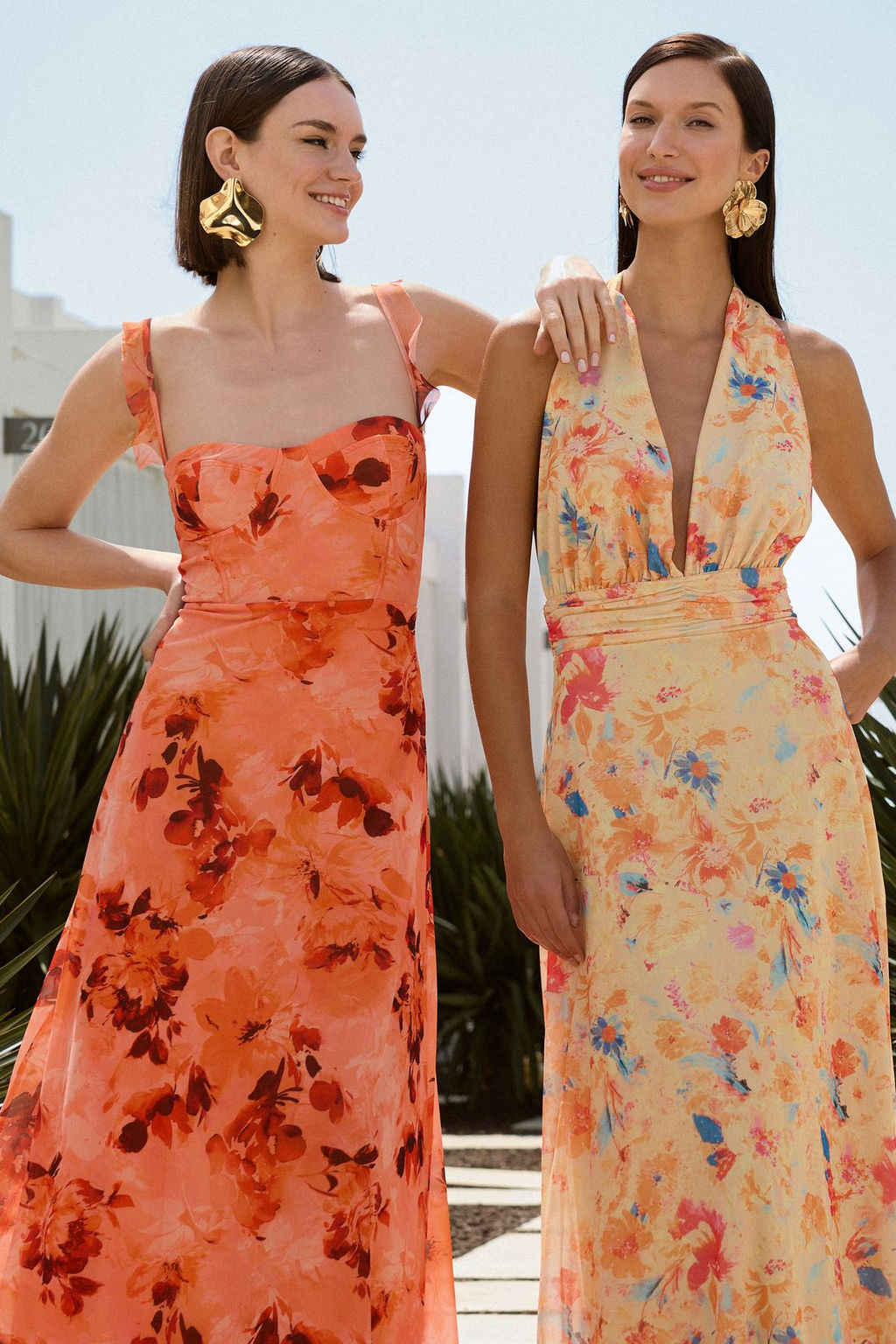 TRENDYOLMILLA Cok Renkli A-Kesim Leopar Desenli Orme Uzun S?k Abiye & Mezuniyet Elbise TPRSS25AE00010 фото 3