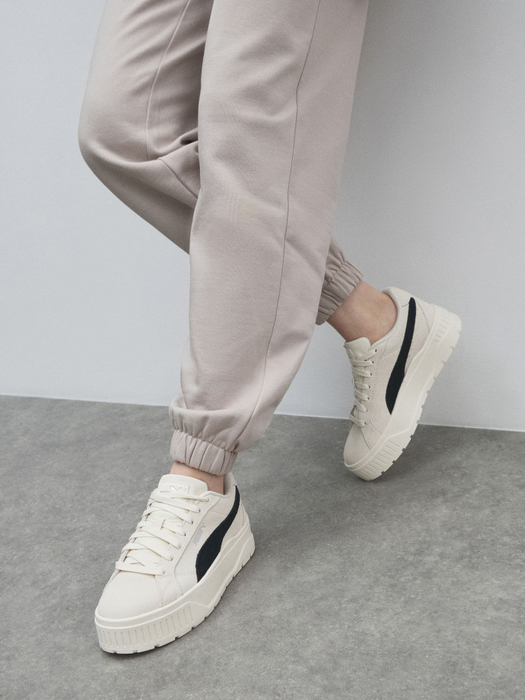 Женские кеды PUMA Karmen II Артикул 4587855, светло-бежевый
