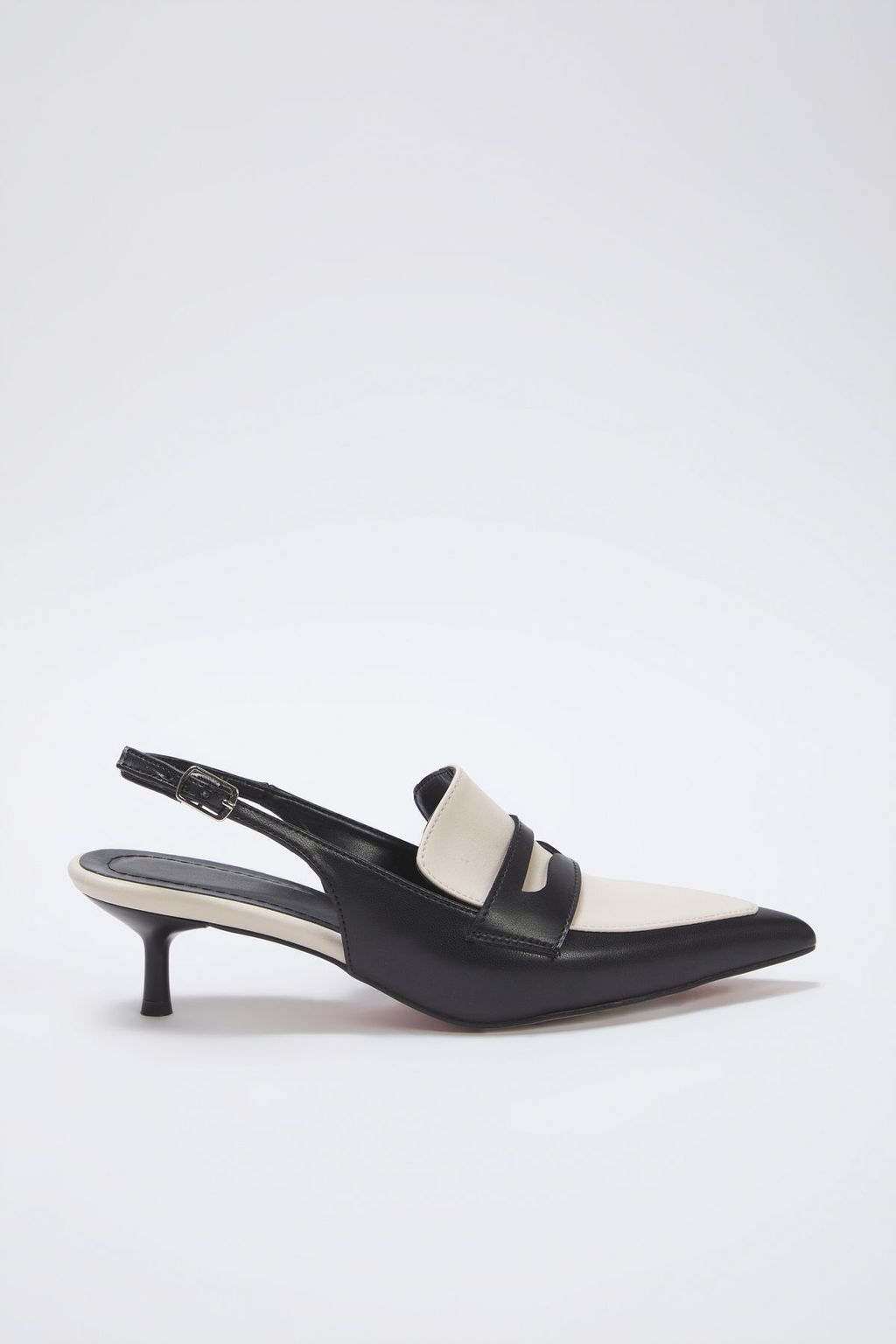 Trendyol Shoes Siyah Renk Bloklu Arkas? Ac?k Kad?n Ince Topuklu Ayakkab? TAKSS25TO00031 - Trendyolmilla фото 6