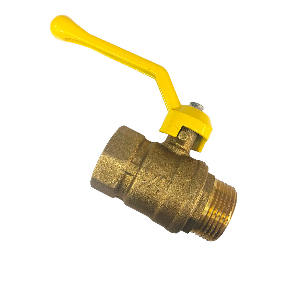 Кран шаровый для газа 3/4" г-ш, рычаг