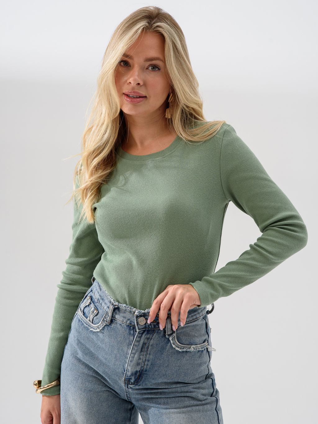 Лонгслив хлопковый Кашкорсе