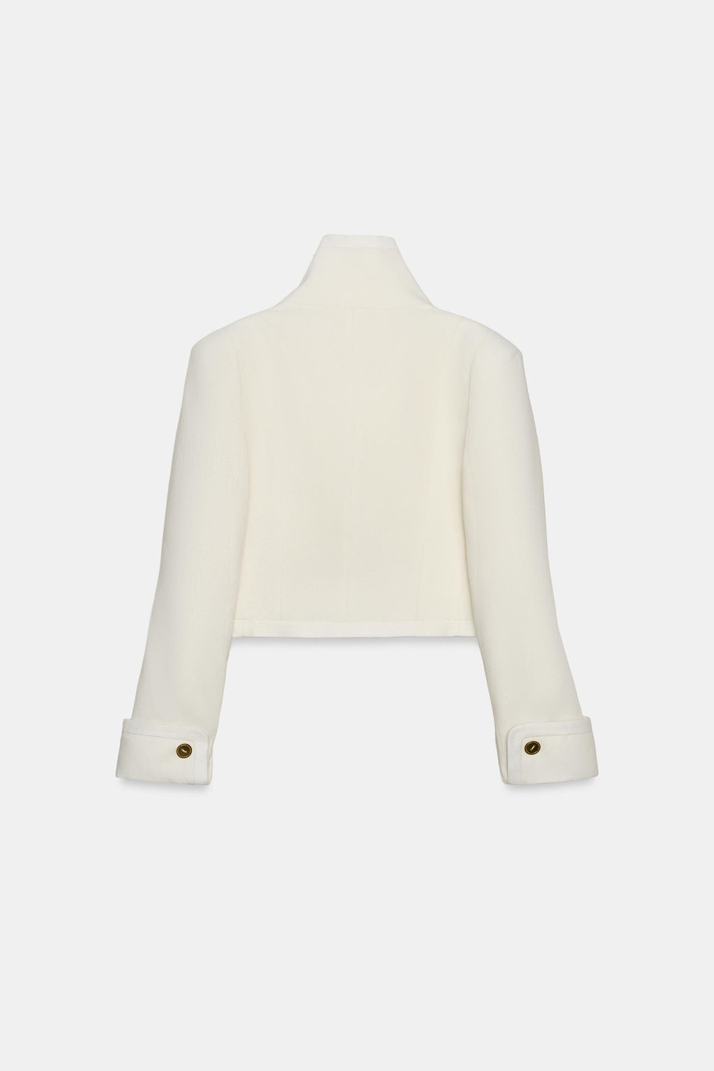 ZW COLLECTION CONTRAST CROPPED JACKET LIMITED EDITION - Zara фото 6