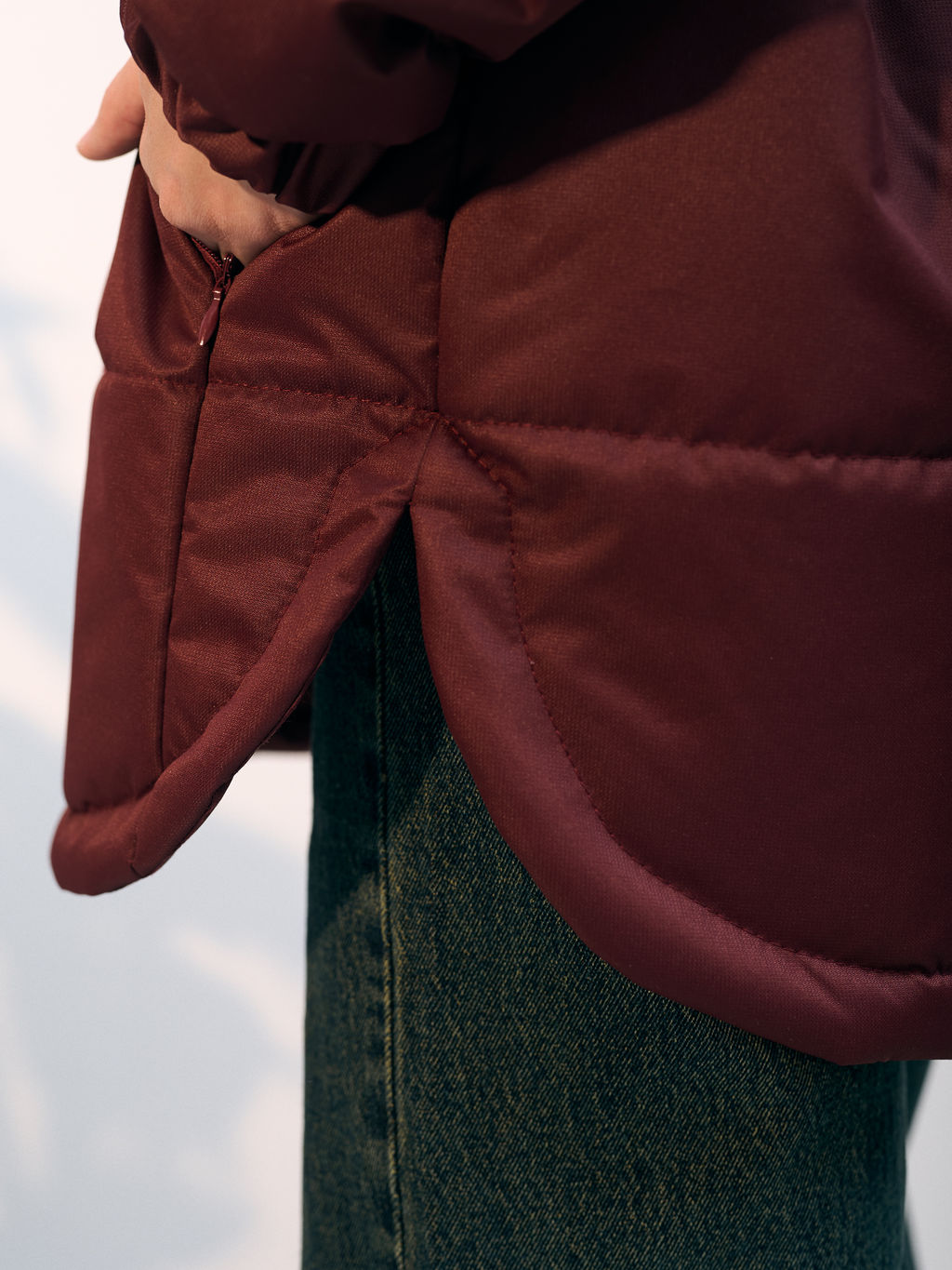 Куртка зимняя "Эмми" бордо