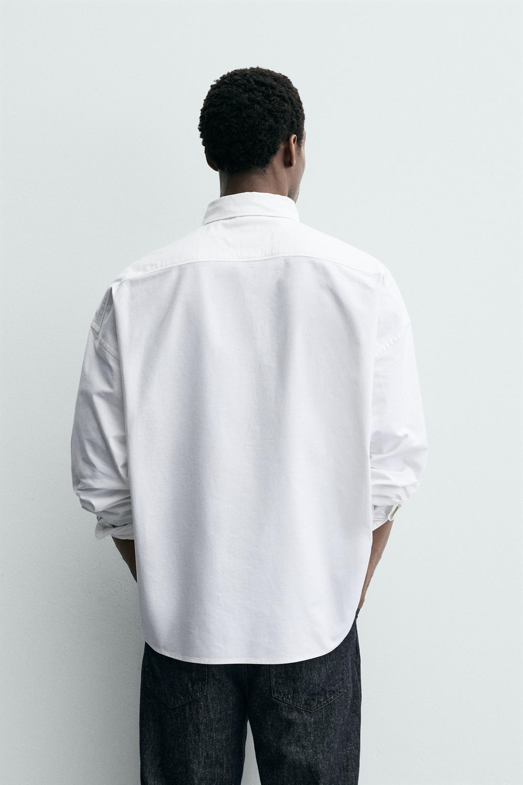 OVERSIZED FIT OXFORD SHIRT - Zara фото 3