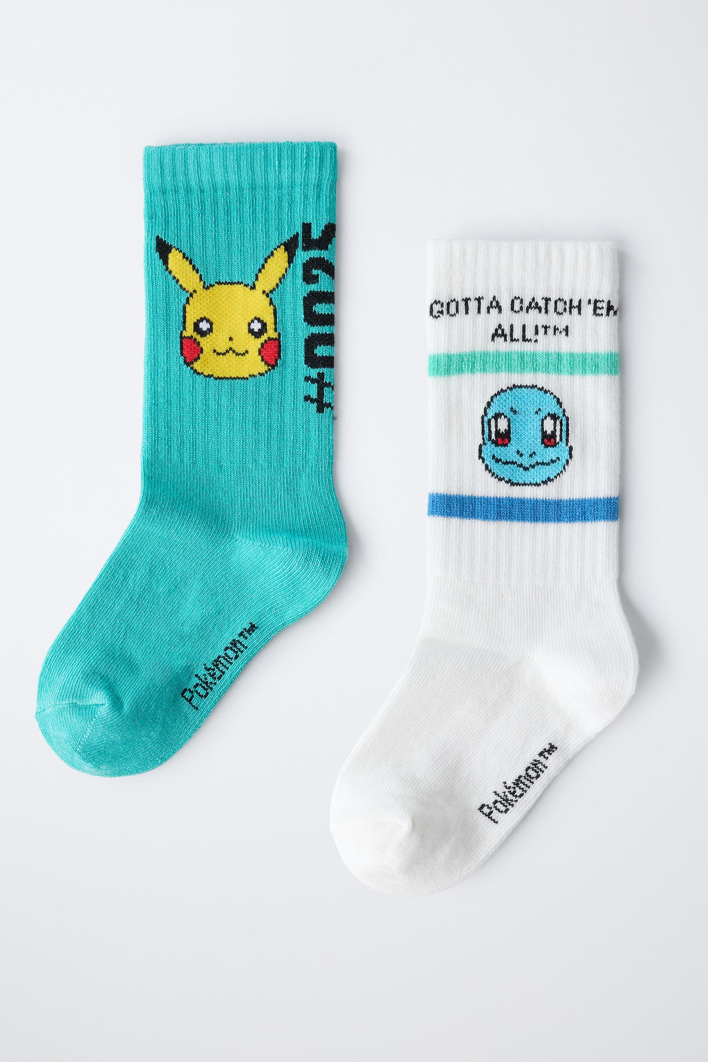 4-14 YEARS/ PACK OF 2 PIKACHU POK_MON  SOCKS - Zara фото 4