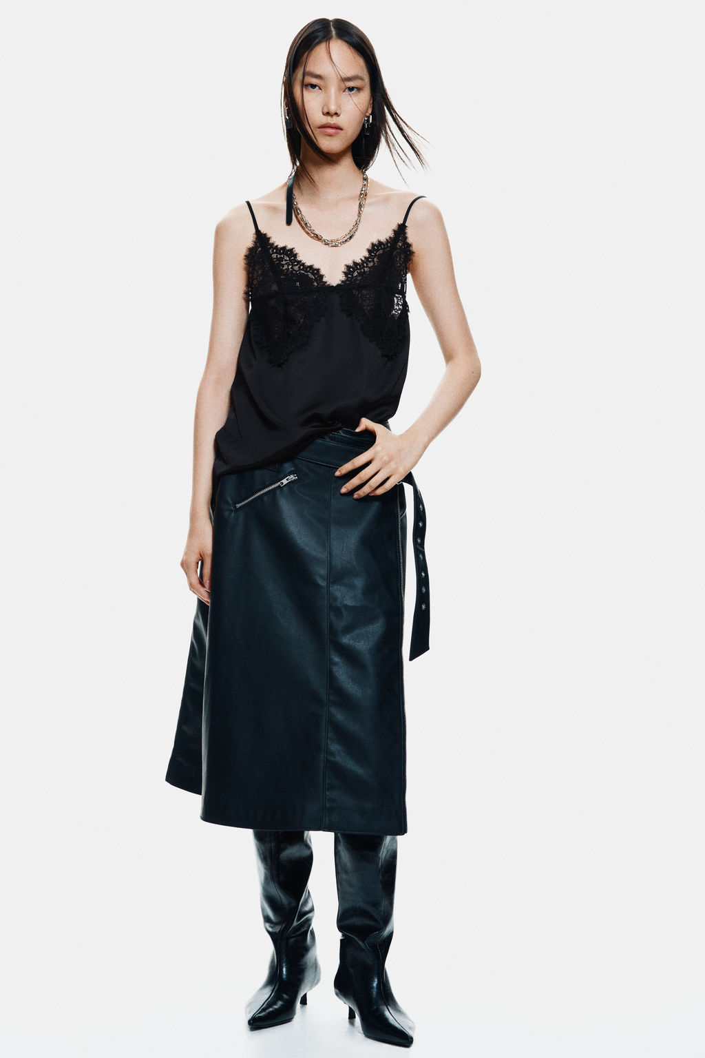 Top de tirantes con detalles de encaje - H&m фото 3