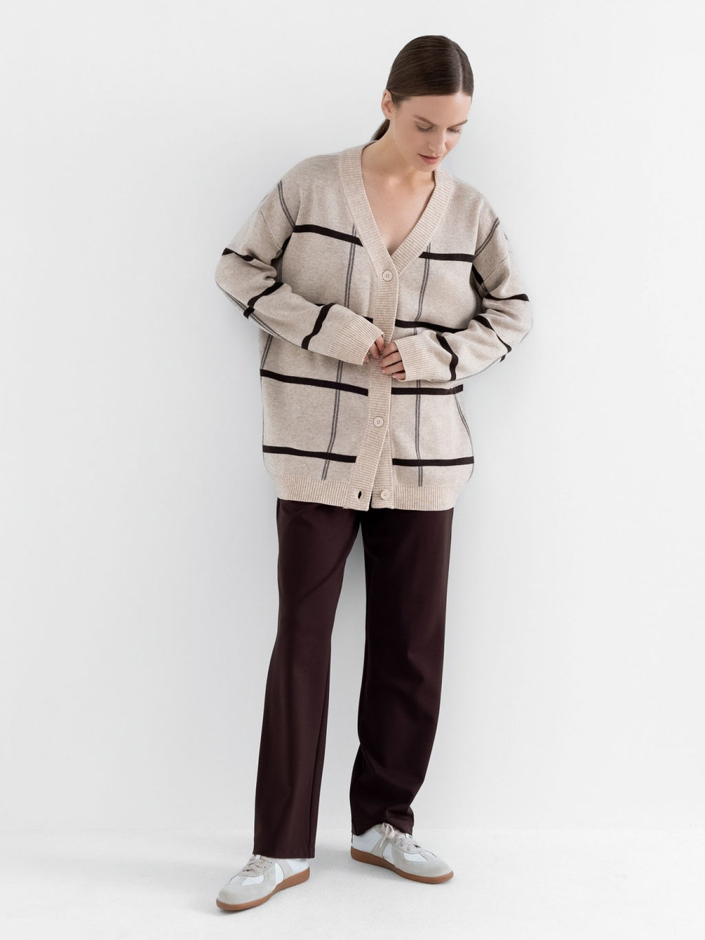 Conso/KCL 230652 - beige Кардиган женский  фото 5