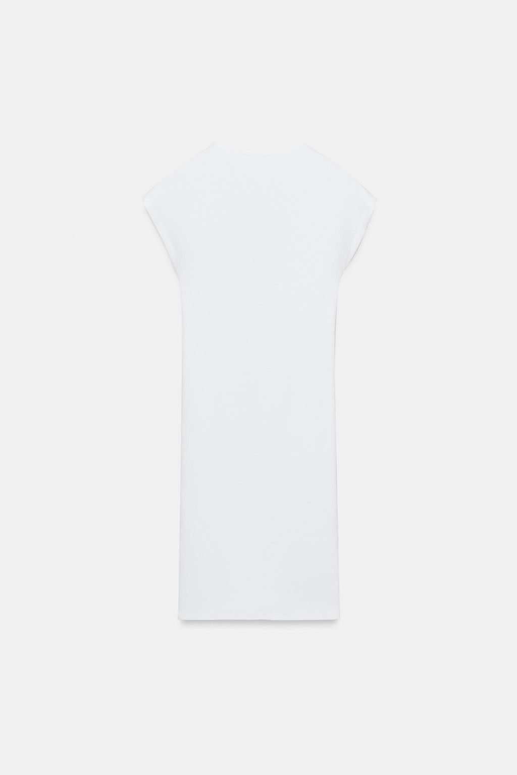 VESTIDO CORTO ESCOTE PICO / Blanco - Zara фото 7