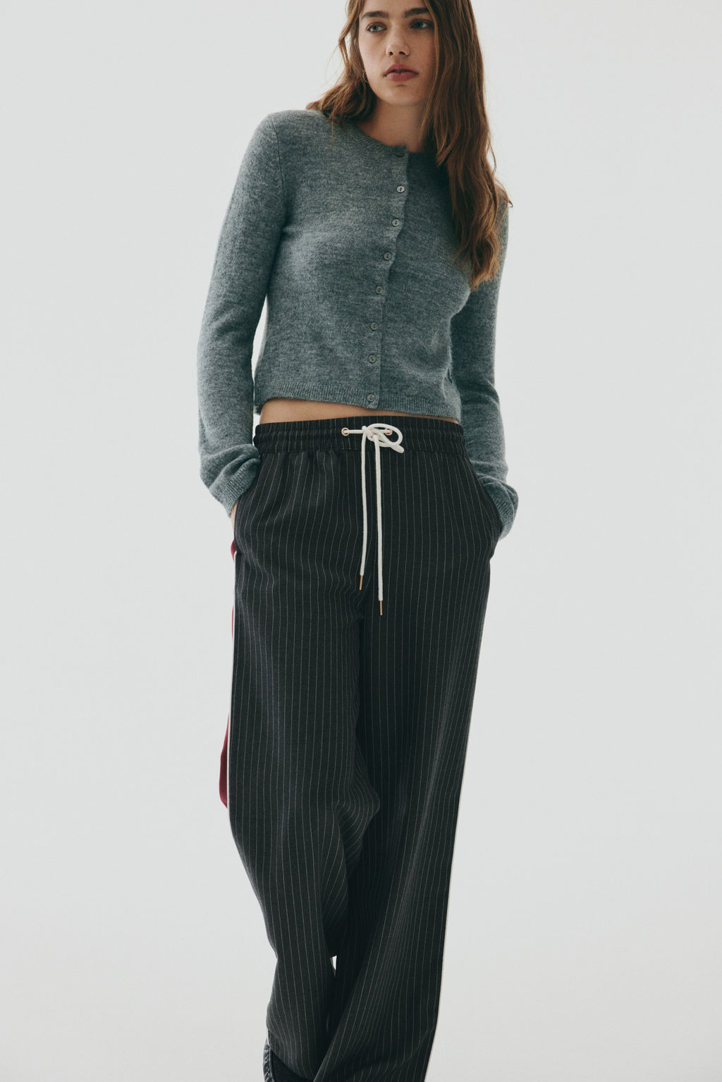 Pantal?n amplio con cord?n de ajuste - H&m фото 3