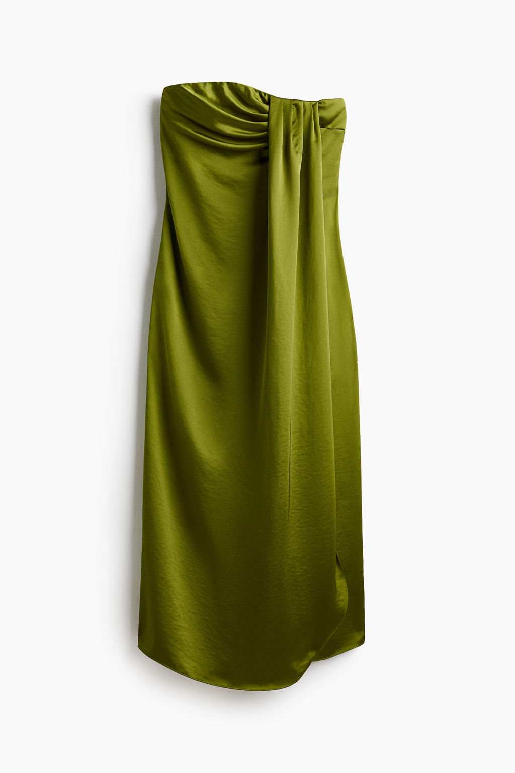 Vestido bandeau de sat?n - H&m фото 7