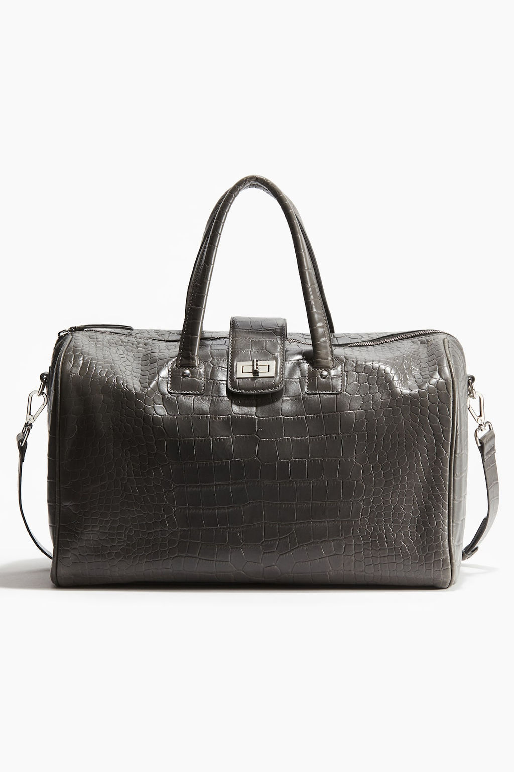 Bolsa de fin de semana en piel - H&m фото 4