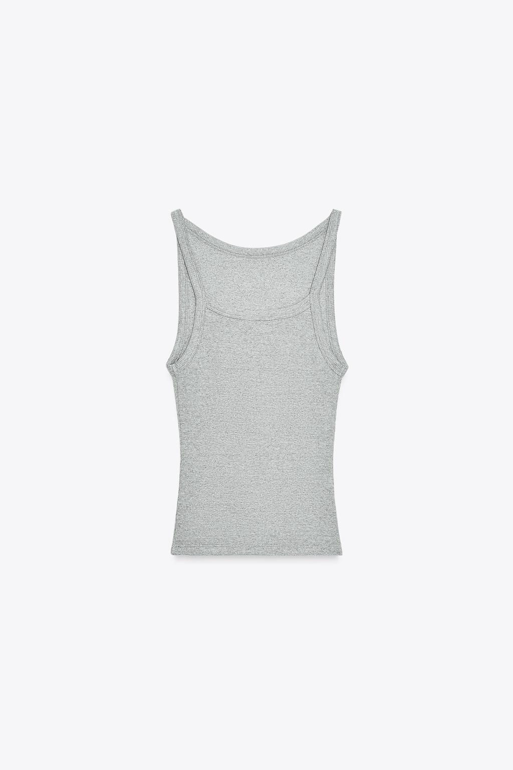 RIBBED HALTER TOP - Zara фото 8