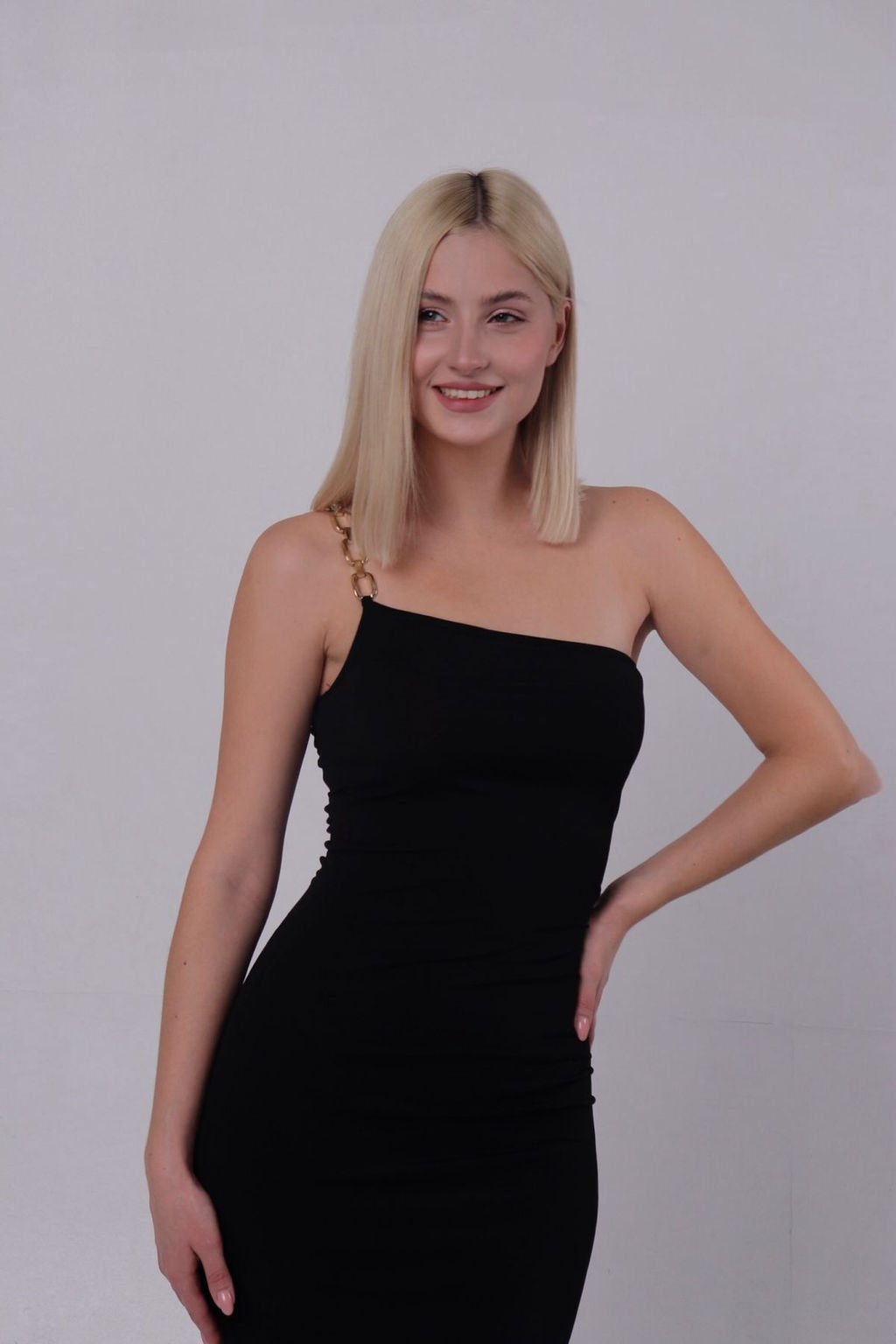 Платье облегающее чёрное - Martichelli фото 11