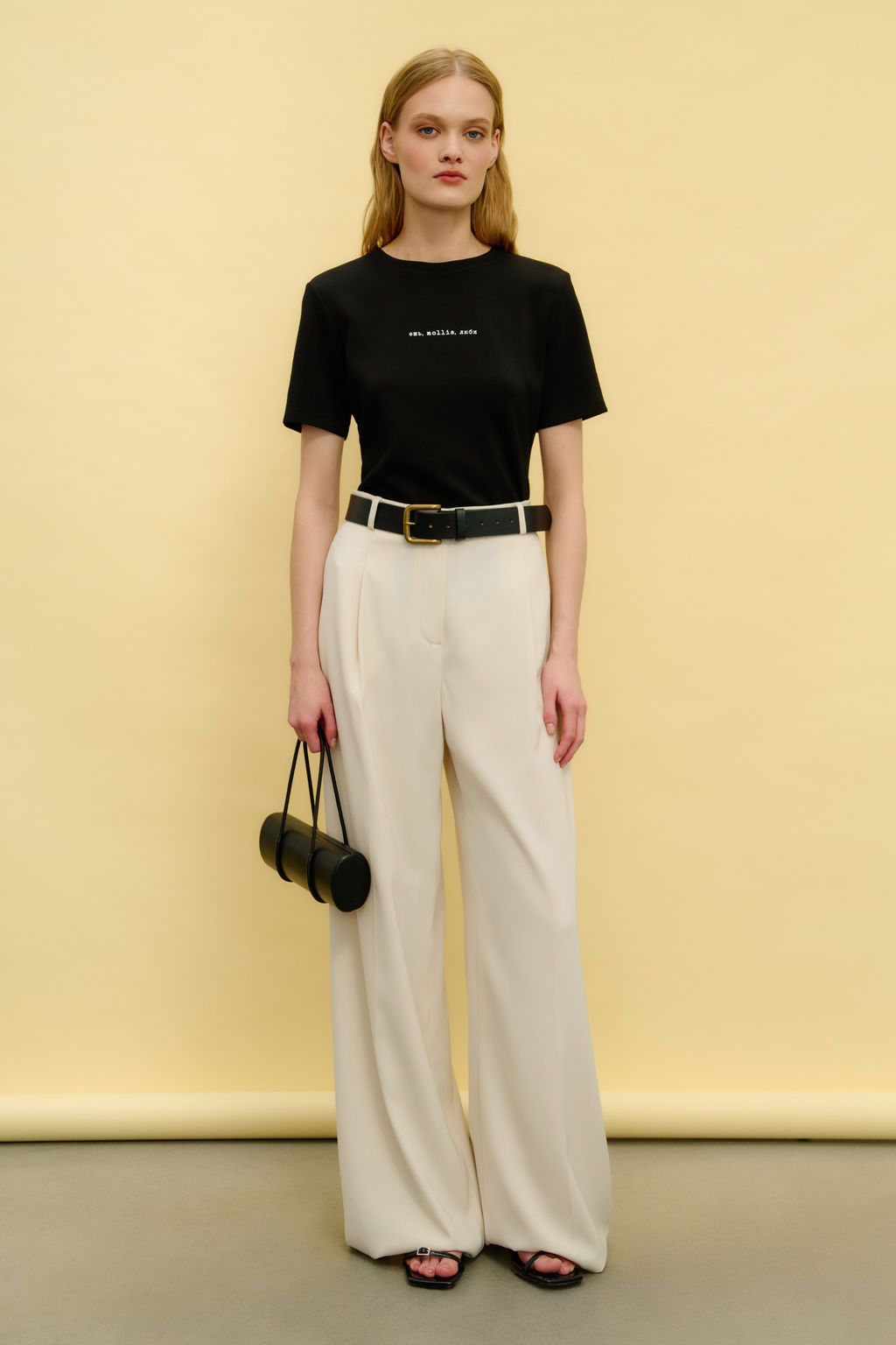 Футболка с принтом ешь, mollis, люби  фото 9