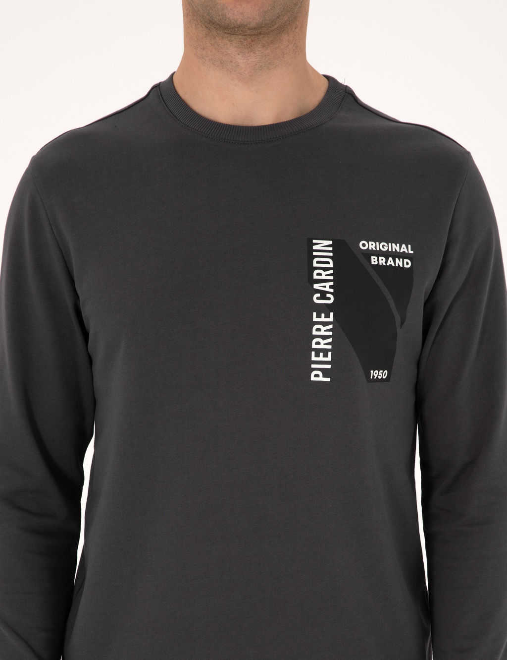 Antrasit Regular Fit Sweatshirt - Pierre cardin фото 6