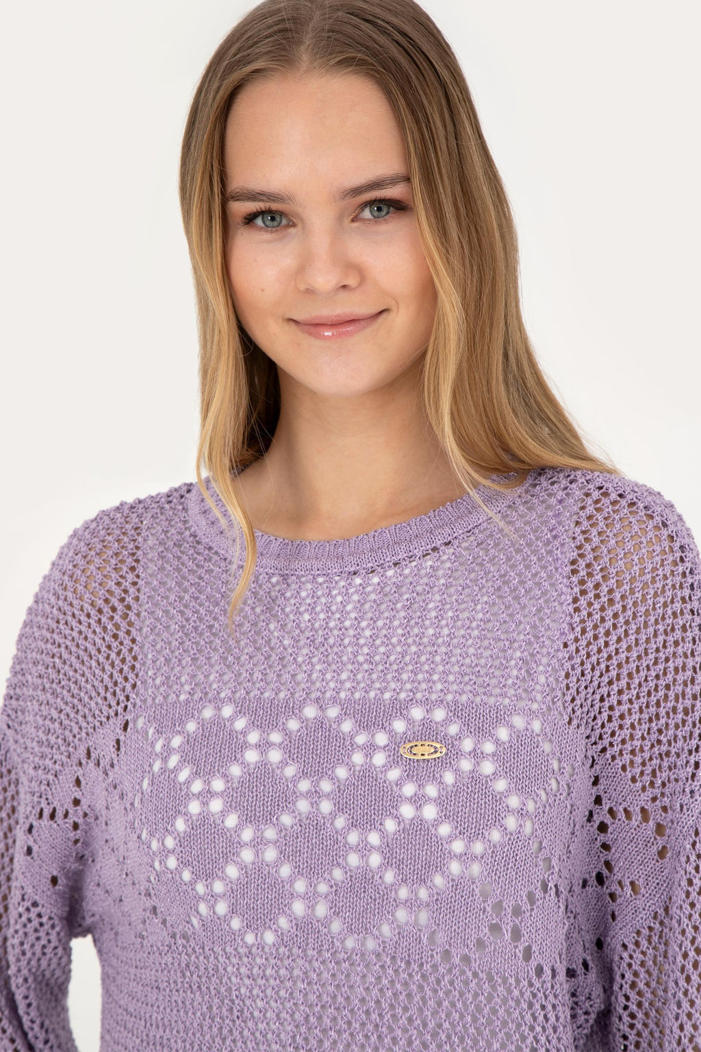 Женский сиреневый свитер - U.s. polo assn фото 8