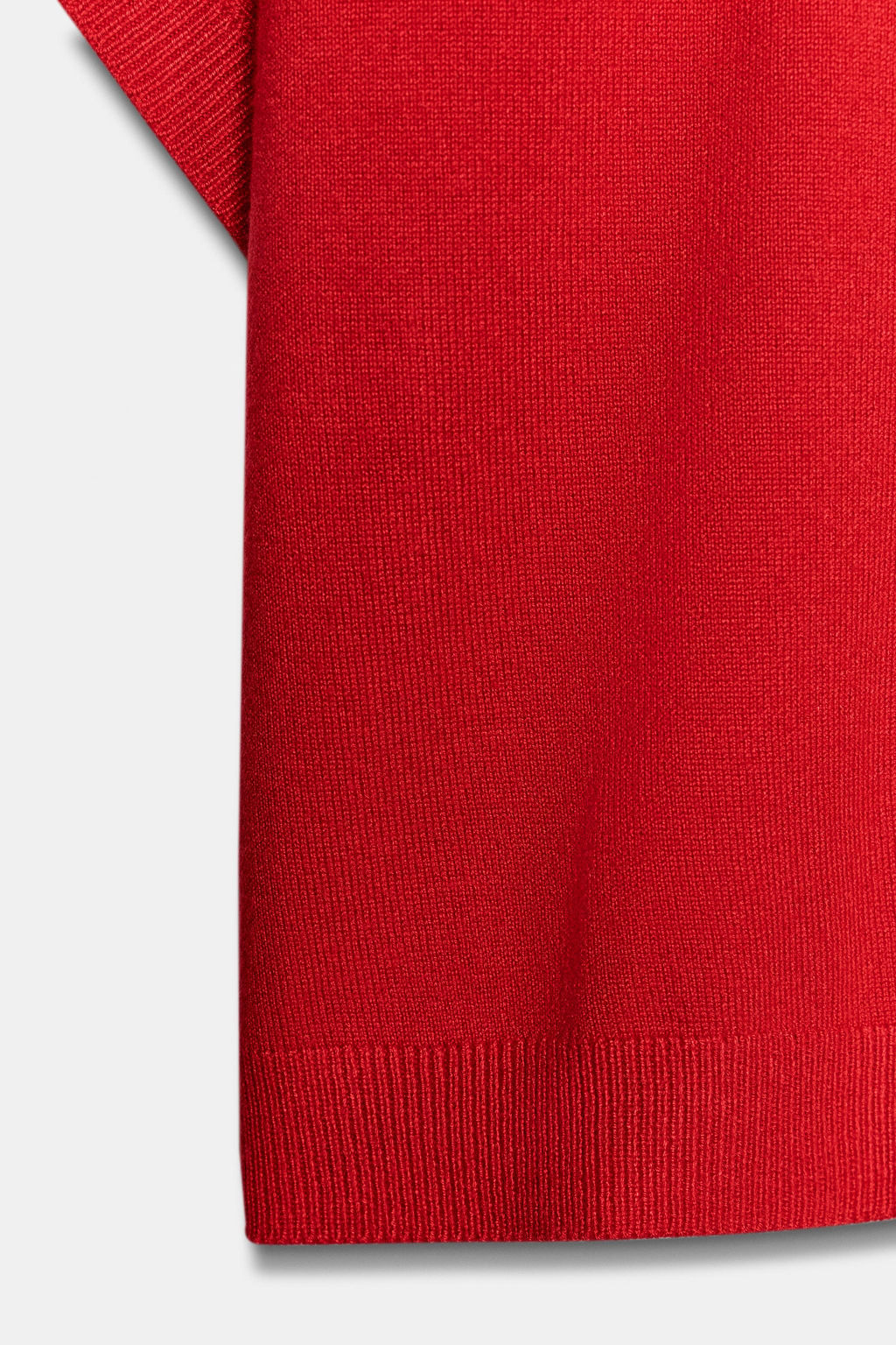 TOP PUNTO MANGA ANCHA / Rojo