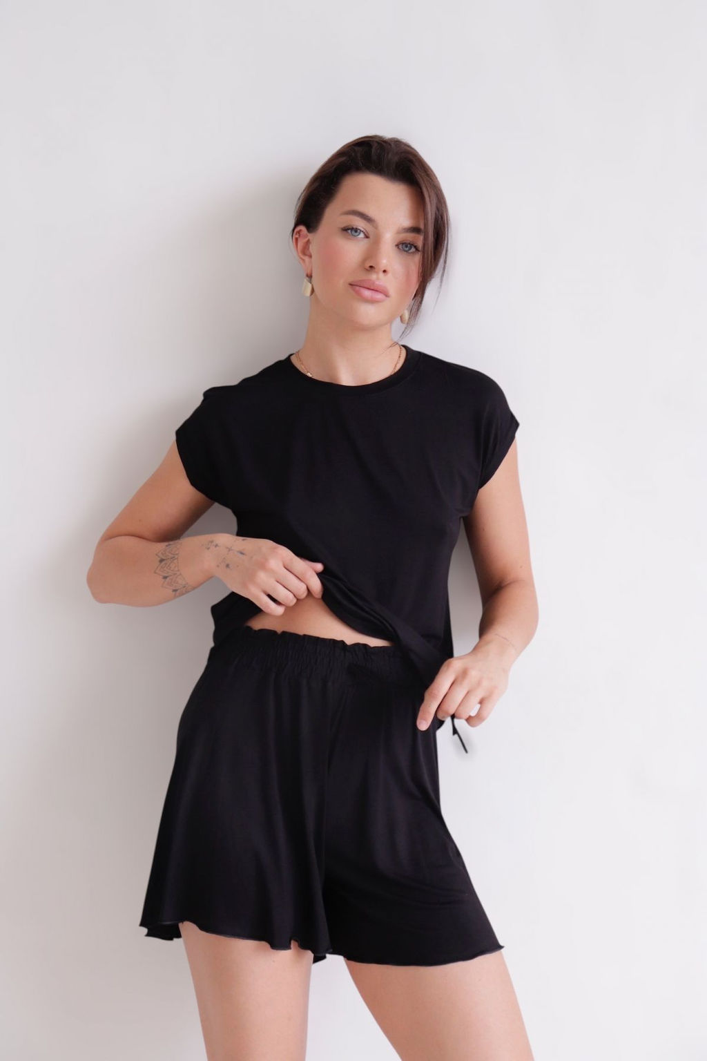 Martichelli Костюм с шортами черный