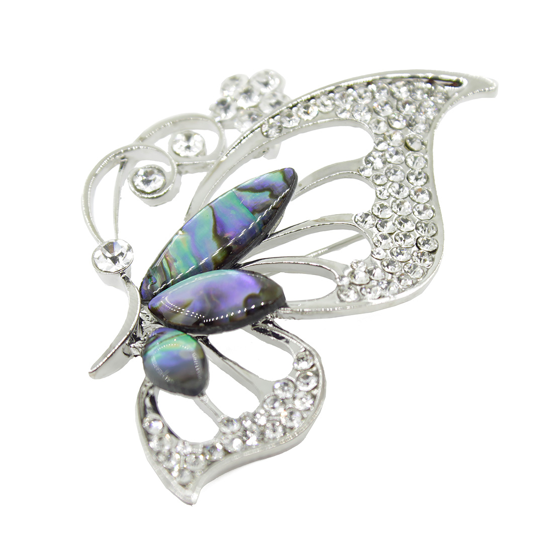 Брошь-подвеска "Бабочка" крыло гелиотис