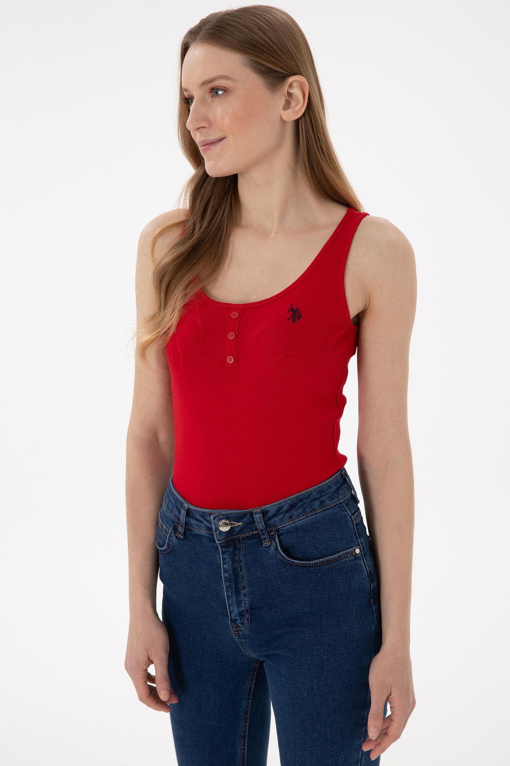 Kad_n K_rm_z_ Basic Ti__rt Sepette S_rpriz _ndirim - U.s. polo assn фото 3