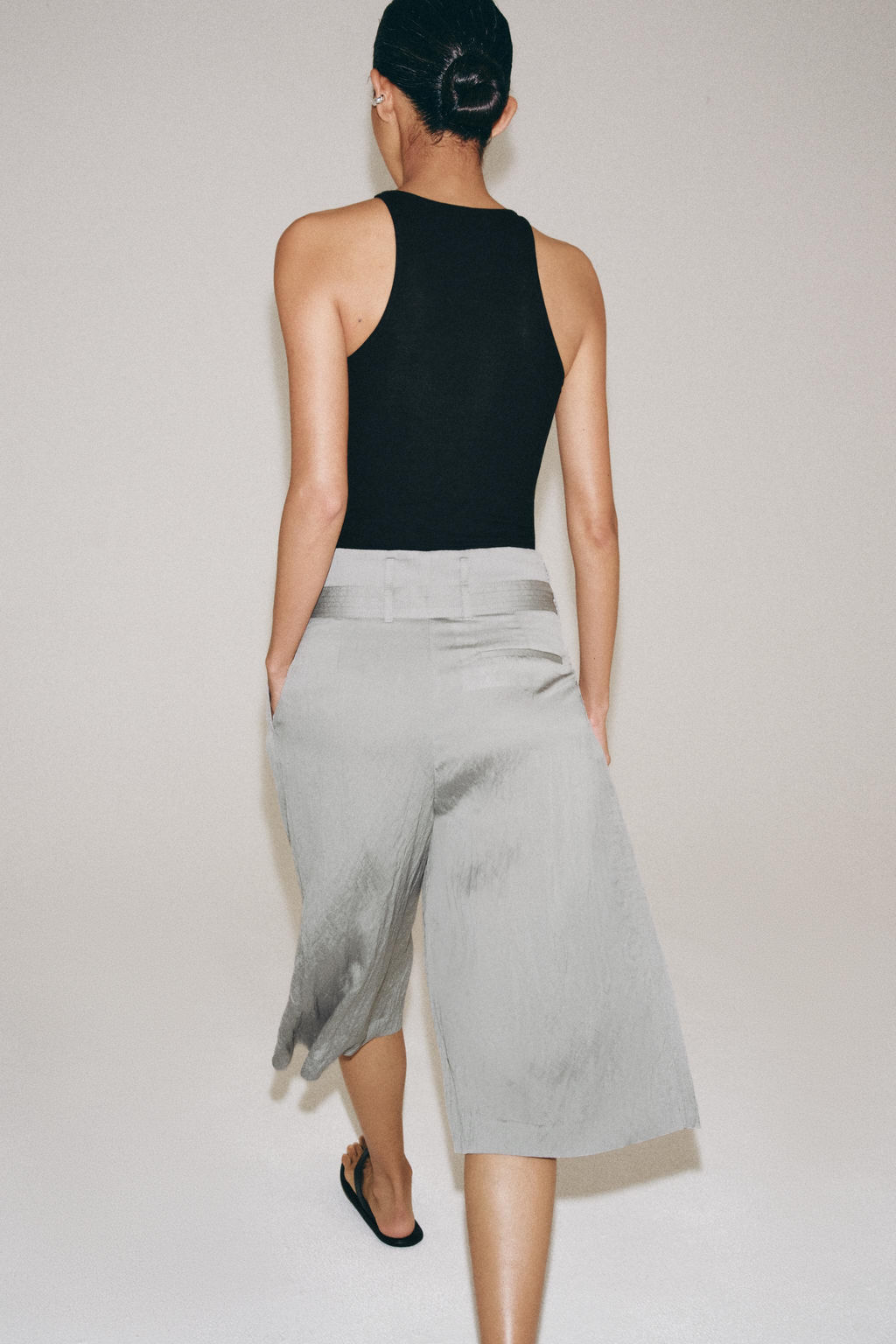 TOP HALTER ALGOD?N / Negro - Zara фото 3