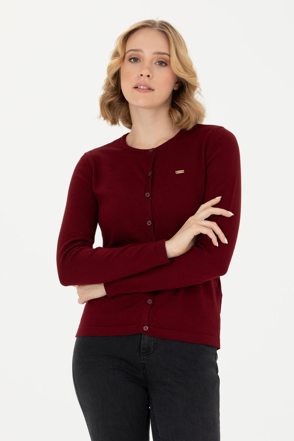 Kad_n Bordo Basic Triko H_rka