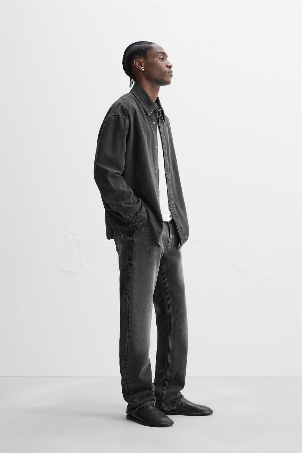 LIMITED EDITION DENIM SHIRT - Zara фото 4