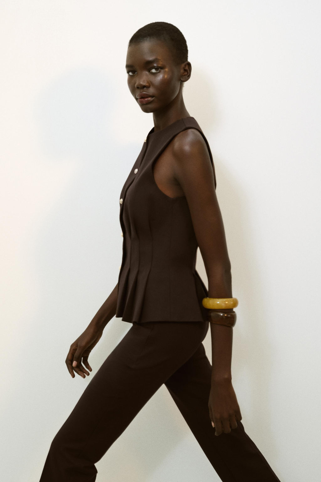 DARTED PEPLUM WAISTCOAT - Zara фото 5