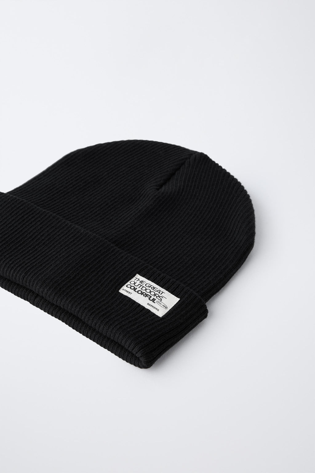 GORRO PUNTO CANAL? ETIQUETA / Negro - Zara фото 3