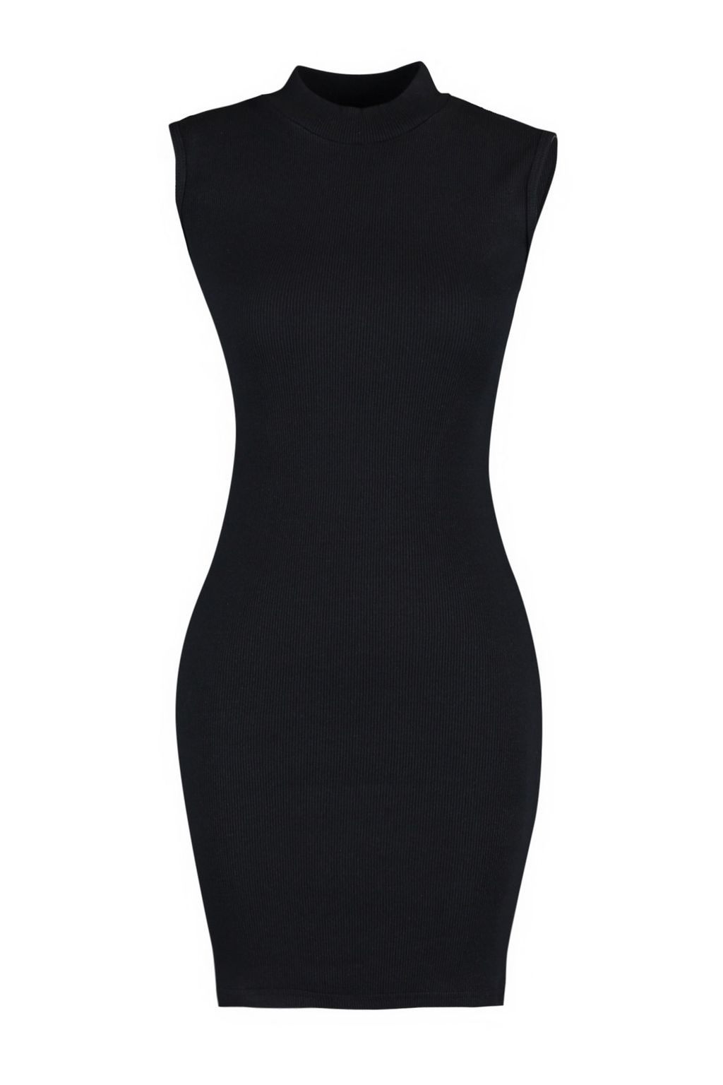 TRENDYOLMILLA Siyah Vucuda Oturan Bisiklet Yaka Mini Fitilli Esnek Orme Kalem Elbise TWOSS22EL2819 фото 15