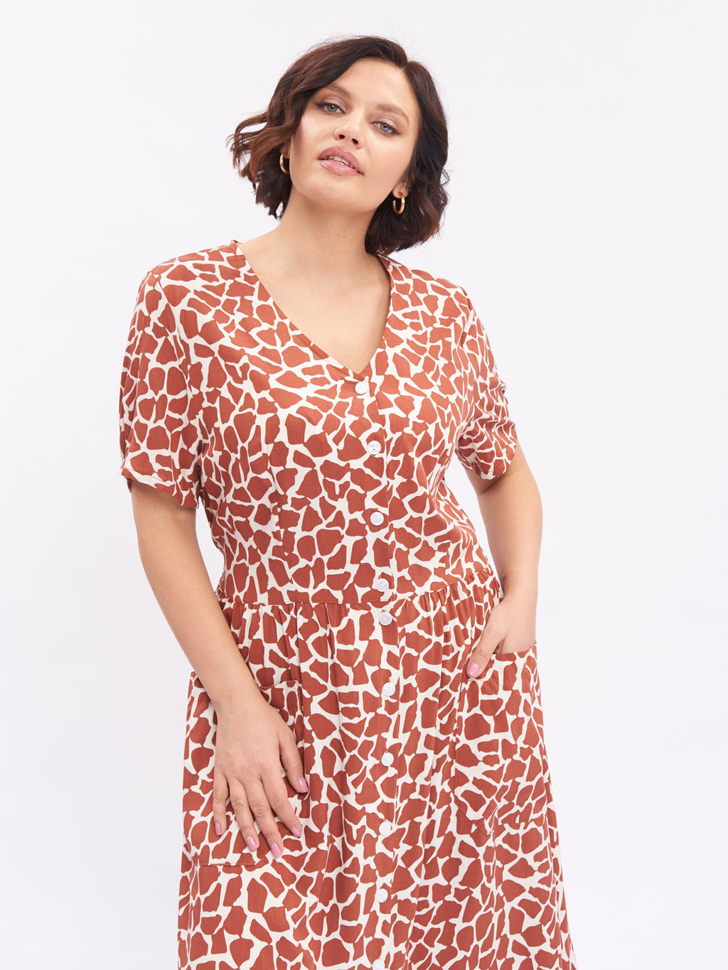 Платье анималистическое ZPP78504CAM34 - Артесса фото 4