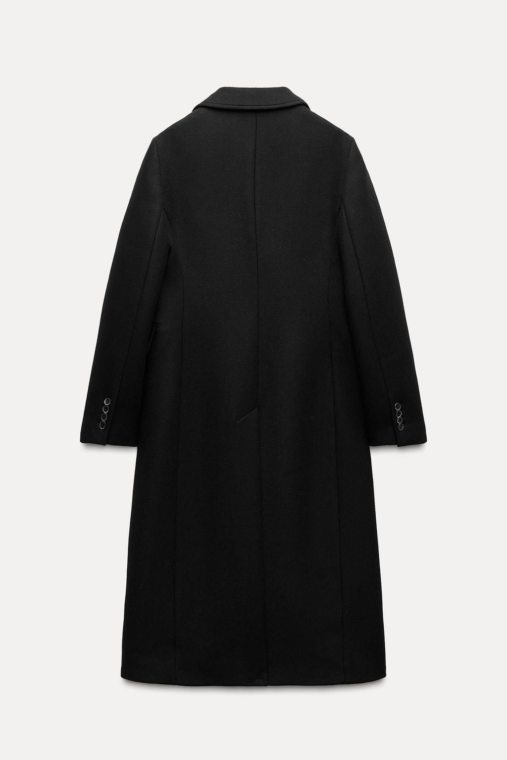 ZW COLLECTION WOOL BLEND COAT - Zara фото 7